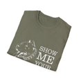 thumbnail image 4 of Show Me Your Pitties Pitbull Dog Mom Mama Funny Unisex Softstyle T-Shirt, 4 of 4
