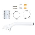 thumbnail image 1 of Antenna Pole Mount, Adjustable Weather  Wall Antenna J Mount Kit Stainless Steel  for V2 Rectangular Dish, 1 of 8