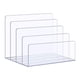 thumbnail image 5 of Organizador de archivos de escritorio con múltiples compartimentos, transparente, clasificador de archivos, 5 of 6