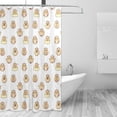thumbnail image 2 of Coolnut Little Cute Hamster Shower Curtain Bathroom Decor Watercolor Shower Curtain Sets Fabric Cloth Bathroom Curtains with Hooks 60x72 Inch, 2 of 6