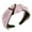 Pink, variant on Women's Fabric Headband Hair Wrap Head Cover Casual Accessory Soft Comfort Fit