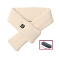 thumbnail image 2 of Mens Womens Heated Scarf Cold Weather Fleece Neck Gaiters Unisex Couples Casual Solid Color Thermal Warm Winter Scarves, 2 of 3