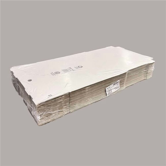 United Stationers Supply B3181322 Corrugated Paper Boxes, 16 x 16 x 2 H in. White & Kraft - Pack of 50