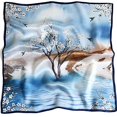 thumbnail image 4 of Bufanda ANDANTINO 100% pura seda de morera 90x90 cm para mujer, 4 of 7
