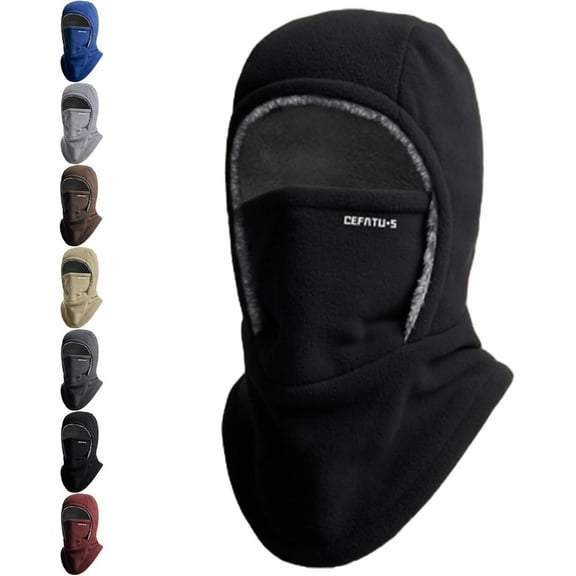 Unisex Windproof Balaclava, Thermal Winter Face Mask for Skiing & Outdoor Activities - Full Face Cover for Cold Weather