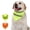 A, variant on High Quality Safety Reflective Dog Triangle Scarf - Adjustable Pet Bandana for Nighttime Visibility