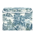 thumbnail image 7 of Yayeee Collapsible Cube Storage Bin with Lid Fabric Closet Decorative Basket with Handles, Green Flourishing Garden, 7 of 7