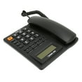 thumbnail image 1 of Corded Landline Telephone, Noise Reduction Last Number  Multifunction Caller ID Display Corded Phone Speed Dial Dual Interface Mute Function  for Office White,Black, 1 of 7