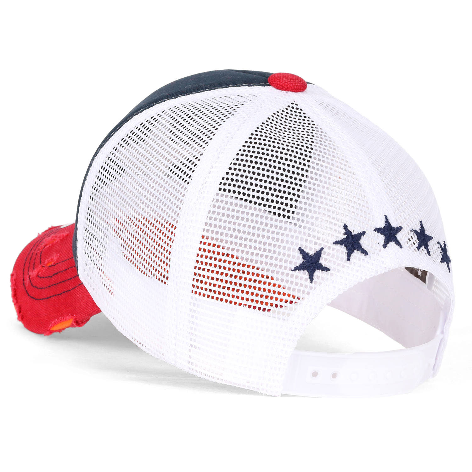 ililily Disney Character Doll Kids Baseball Cap Casual Mesh Back Trucker Hat