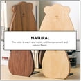 thumbnail image 4 of 1Pc Favored Bear Bookend Wooden Book Fixator Wooden Book Stopper (Wood Color), 4 of 6
