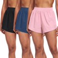 thumbnail image 1 of Pantalones cortos de entrenamiento CADMUS 2 en 1 para mujer, gimnasio, XXL, paquete de 3, 1 of 5