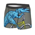 thumbnail image 2 of Bingfone Fun Riding Dinosaur Men'S Underwear - Casual Stretch Boxer Briefs-Small, 2 of 9