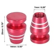 thumbnail image 3 of 4pcs Red Tire Stem Valve Caps Wheel Valve Covers Car Dustproof Cup Shaped Tire Cap, 3 of 6