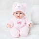 thumbnail image 1 of Juguetes para la piscina, juguete para bebés, juguetes para niños pequeños, muñeca reborn de 20 cm, chupete de simulación, babero para bebé, cambiador, juguete de goma suave, muñeca de regalo., 1 of 6