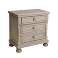 thumbnail image 7 of 3pc Transitional Bedroom Queen Bed with Footboard Storage and 2x Nightstand Set Hidden Drawer Wooden Bedroom Furniture, 7 of 7