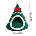 LIANXUE Pet Bed Warm House Soft Indoor Semiclosed Cave Tent for Cats