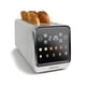 thumbnail image 1 of Toaster Nostalgia Inspirex con pantalla táctil de 4 rebanadas de acero inoxidable, 1 of 9