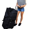 thumbnail image 1 of Archibolt Canada 30-inch Wheeled Rolling Duffle Bag Cargo Outdoor Hockey Bag 30", XL (Black), 1 of 6