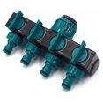 thumbnail image 2 of Distribuidor de agua de 4 vías, divisor de manguera, conector de manguera de jardín, conector en Y, separador de agua para grifo, 2 of 5