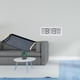 thumbnail image 2 of Bandeja organizadora rectangular decorativa para hogares y hoteles, ideal para servir pasteles, aperitivos, café y té. Incluye reloj digital de pared, 2 of 8