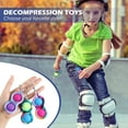 thumbnail image 4 of Simple Fidget Dimple Toy Silicone Flipping Board Toy,Stress Relief Sensory Hand Toy,Sensory Toy Toddler Early Educational Toy,Brain Development Toy,Mini Fidget Toy for Kids Adults(Natural gem Color), 4 of 6