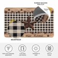 thumbnail image 3 of Texas Star Plaid Door Mat Indoor Outdoor, Farmhouse Black Brown Texas Vintage Non Slip Welcome Mat with Rubber Backing, Absorbent Fabric Front Door Mats Entryway Rug for Home Patio Entrance 24"x36", 3 of 8