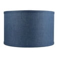 thumbnail image 4 of Classic Burlap Drum Lampshade, 8-inch to 16-inch Bottom Size Available Fuchsia 16", 4 of 7