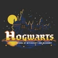 thumbnail image 2 of Women's Harry Potter Hogwarts Illuminating Moon Graphic T-Shirt, 2 of 4