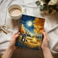 thumbnail image 3 of Hello Fall French Bulldog Enjoys Warm Campfire Autumn Night Bright Moon Spiral Bound Journal Dog Lover Gifts 5x7in Spiral Notebook - 01008, 3 of 5