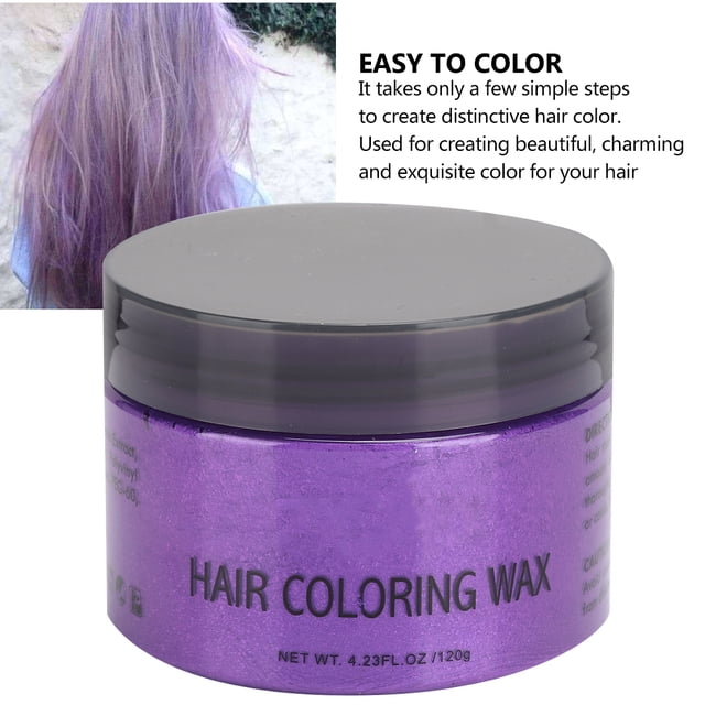 Hair Coloring Clay 120g Easy to Use, Lasting Fashionable Color, Mild Ingredients, Optional Colors for Unique Hair Styling