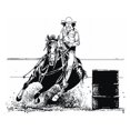 thumbnail image 3 of CafePress - Rodeo Cowgirl - Women's Light Pajamas, 3 of 4