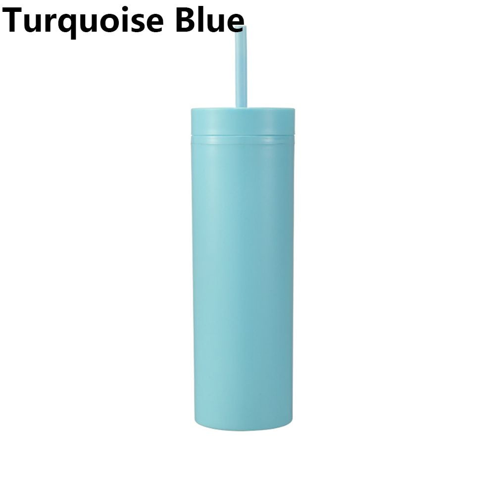 16oz Reusable Drinkware Double Layer New Year Party Water Bottle Milk