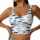 thumbnail image 1 of Balery Blue Fish Sujetadores deportivos con espalda cruzada para mujer, acolchados, sin costuras, de alto impacto, ideales para yoga, gimnasio, entrenamiento y fitness.-Small, 1 of 8