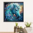 thumbnail image 1 of 5D bricolaje taladro redondo completo diamante pintura caballo Kit decoración del hogar arte artesanía JShteea El nuevo, 1 of 9