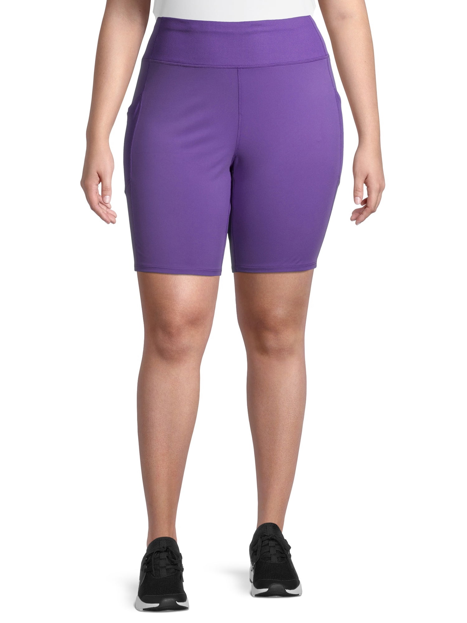 Cotton Spandex Bike Shorts Misses Womens Plus Size Mid Thigh Many Colors S-5XL 