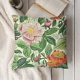 thumbnail image 3 of YINGXI Pink Floral Throw Pillow Covers Mid Century Flower Decoration Pillow Case for Bed Living Room Couch Outdoor Colorful 18x18in, 3 of 5