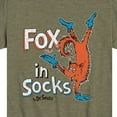 thumbnail image 3 of Dr. Seuss - Fox In Sox Book Cover  - Toddler & Youth Short Sleeve Graphic T-Shirt, 3 of 6