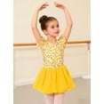 thumbnail image 2 of Aideaone Ballet Leotard for Girls Toddler Dance Dress Outfit with Skirt Ruffle Sleeve 3-8Y, 2 of 7