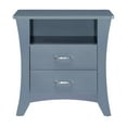thumbnail image 6 of ACME Colt 2-Drawer Wooden Nightstand in Gray, 6 of 7