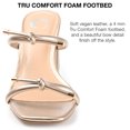 thumbnail image 4 of Journee Collection Womens Jessa Tru Comfort Foam Open Square Toe Block Heel Sandals, 4 of 6