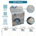 thumbnail image 6 of Navy Blue Shell Coastal Table Runner 70 Inches, Starfish Coral Summer Beach Ocean Bed Runner Dresser Scarves Tabletop for Indoor Outdoor Parties/Ceremony/Banquet, 13" x 70", 6 of 9