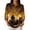 YellowB&01#0702p, variant on Garbnen Halloween Women Polo Shirt Funny Ghost Pumpkin Witch Womens Golf Shirts Fall Winter 3/4 Length Sleeve Womens Pullover Tops Black XXXL