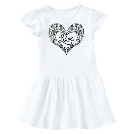 

Inktastic Valentine s Day Love Decorated Heart Gift Baby Girl Dress