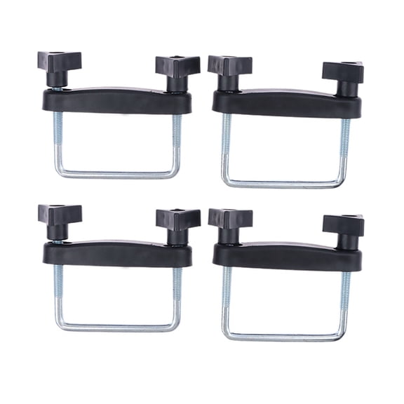 4 PCS Car Roof Rack Basket U-Bolt Clamps Mounting Fitting Kit Universal Luggage Frame Fixing Clip 8CM