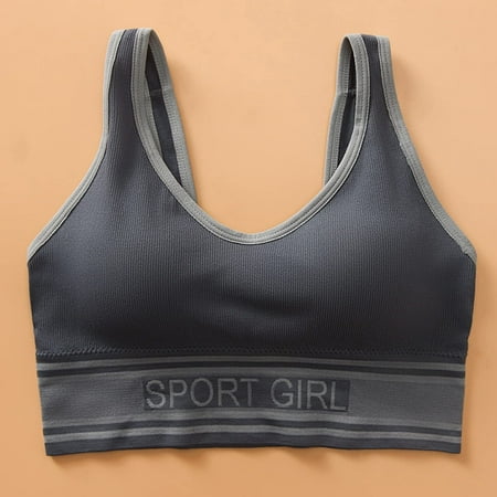 Savings up to 30% off Ofreoo 1 Bra For Women Girls V Neck Cami Vest Padded Seamless Bralette Straps Sleeping Bras Push Up Tank Tops Underwear Bra for Women Girls Full-Coverage Pullover Bra