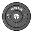 thumbnail image 2 of Reloj de pared con barra, reloj decorativo, Fitness, único, silencioso, culturismo, colgante, reloj de gimnasio, redondo, para el hogar, dormitorio,, 2 of 8