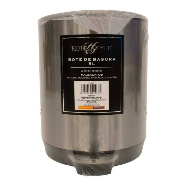 Bote para Basura Hotel Style 20 cm Cilíndrico