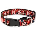 thumbnail image 1 of Buckle-Down Top Hat Pin Up Girl Poker Chips Vertical Stripes Dog Collar, 1 of 1