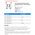 thumbnail image 2 of Front Tie Rod and Sway Bar Link Kit - Compatible with 2012 - 2016 Honda CR-V 2013 2014 2015, 2 of 2
