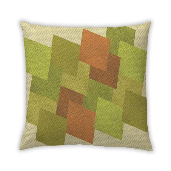 Ahgly Company Indoor Square Contemporary Throw Pillow, 18 inch by 18 inch